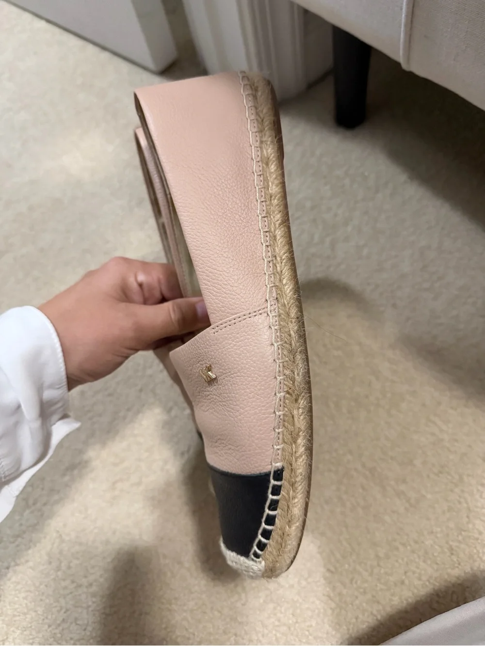 MICHAEL Michael Kors Kendrick Colorblock Leather Espadrille Flats Sz 8.5